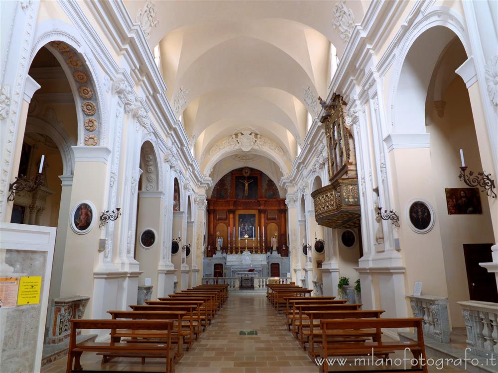 Gallipoli (Lecce, Italy) - Interior of the Church of Saint Francis from Assisi